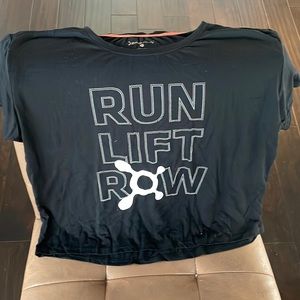 Orangetheory Run Lift Row wide tee